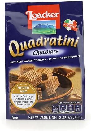 Amazon Loacker Quadratini Hazelnut Wafer Cookies Ounce