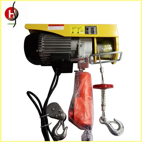 PA200 Pulling Cable Tool Wire Rope Mini Electric Hoist 110V China