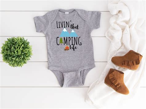 Camping Baby Clothes Baby Camping Outfit Camping Life Baby | Etsy