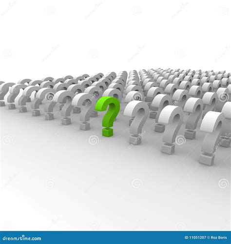 3D question marks stock illustration. Illustration of surrounded - 11051207