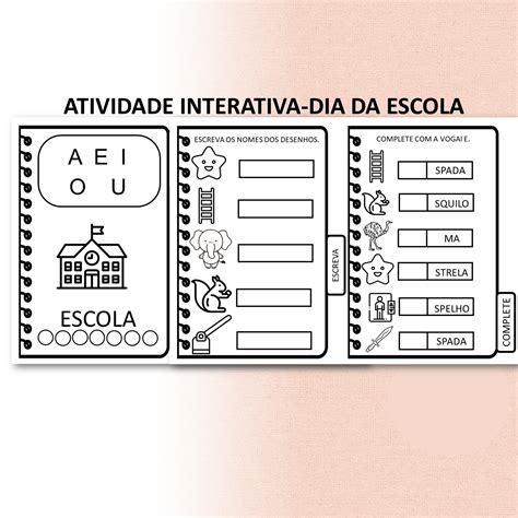 Atividades Sobre O Dia Da Escola Para Imprimir