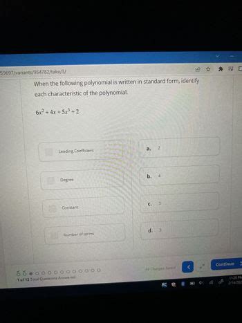 Answered When The Following Polynomial Is Written In Standard Form