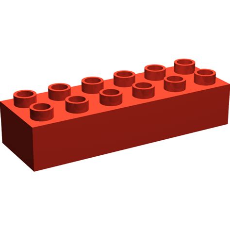 Duplo Red Brick 2 X 6 2300 Brick Owl LEGO Marketplace