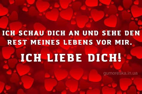 Romantische Ich Liebe Dich Bild Viele Rote Herzen Kostenlos