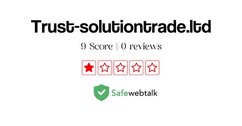 Trust Solutiontrade Ltd Review Legit Or Scam Suspicious Website