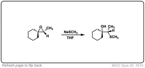 Reaction Of Epoxides With Nucleophiles Under Basic Conditions Master