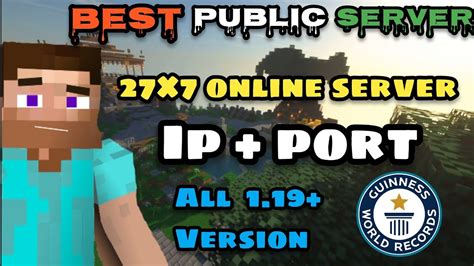 Best Public Smp Server For Minecraft Pocket Editionjava 119 Public