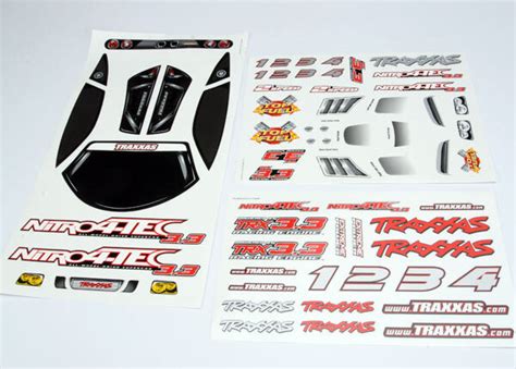 Traxxas Decal Sheet Nitro 4 Tec 33 Traxxas