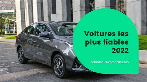 Les Marques De Voitures Les Plus Fiables Sur Le March En