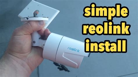 Reolink Camera Install Youtube