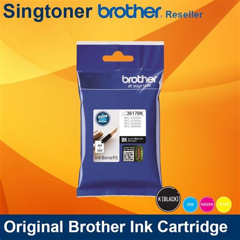 Brother Lc3617bk Black Ink Cartridge Mfc J2330 2730 3530 3930