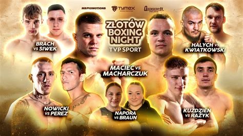 Z Ot W Boxing Night Oficjalna Ceremonia Wa Enia Youtube