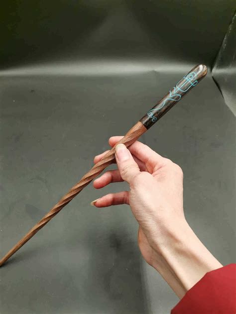 Hand Carved Wiccan Wands Cosplay Wand Custom Magic Wand Altar Wand