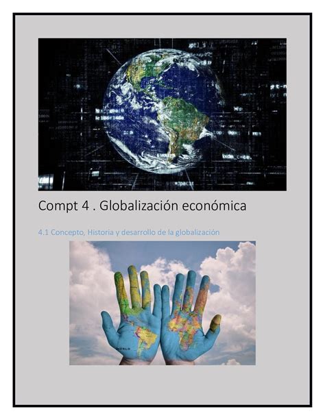 Calaméo Compt 4 Globalización Económica