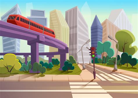 Cartoon City Background - 1 by AnimalToonStudios20 on DeviantArt