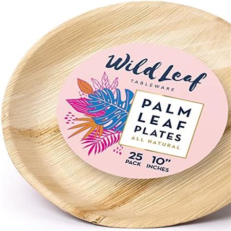 Amazon Disposable Palm Leaf Plates Like Bamboo Plates