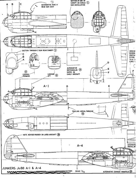 Vintage Aircraft Blueprints