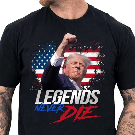 Trump Legend Never Die Shirt Trump Fist Pump Trump