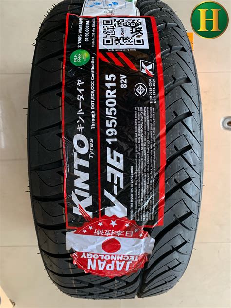 19550r15 82v Kinto V36 ยางใหม่ปี2023🎏ราคา1เส้น ฟรีจุ๊บลมยาง👍มีรับ