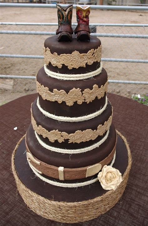 Xv Años Vaquero Pasteles De Boda Campestre Mesas De Torta De Boda Y Pasteles De Boda Vaquera