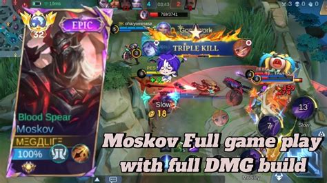 MOBILE LEGEND BANG BANG Global Moskov Best Build Only 6 Minutes