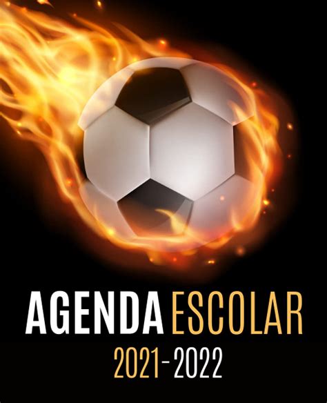 Buy Agenda Escolar 2021 2022 futbol Planificador semanal para niñas y