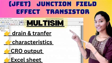 Multisim Jfet Drain Transfer Characteristics Graphs Engineering