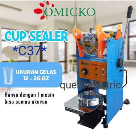 Jual Omicko C Mesin Cup Sealer Semua Ukuran Aqua Gelas