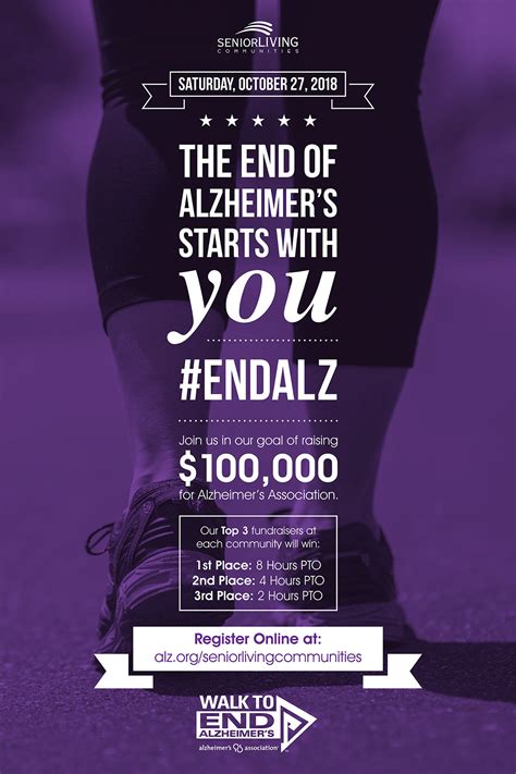 Walk to End Alzheimer's Poster on Behance