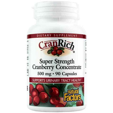CranRich Super Strength Cranberry Concentrate, Natural Factors