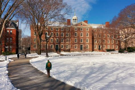 Brown University Campus Winter