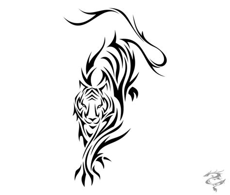 Chinese Zodiac Tattoo Tiger by | Clipart Panda - Free Clipart Images