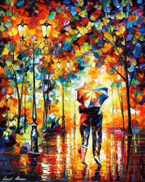 Painting Of Umbrellas In The Rain at PaintingValley.com | Explore ...