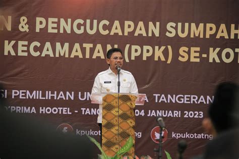 PPK Resmi Dilantik Sachrudin Kejujuran Dan Keadilan Harus Jadi Acuan