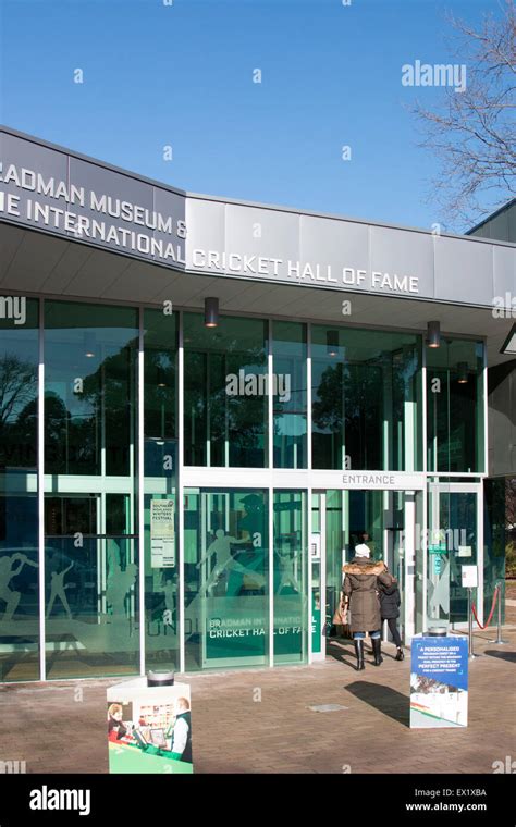 mother and daughter at Sir Donald bradman cricket museum in Bowral ...