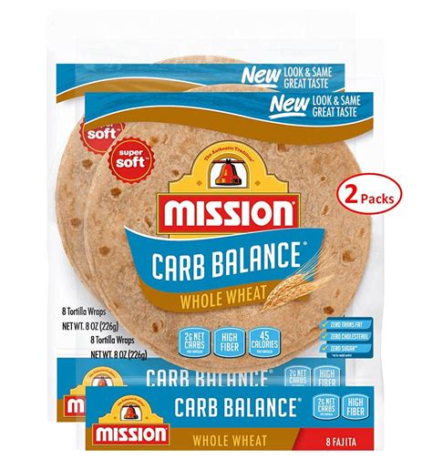 Amazon Mission Carb Balance Fajita Tortillas De Trigo Entero