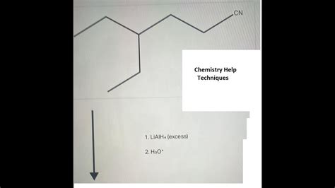 Chemistry Help Draw The Major Product Of This Reaction LiAlH4 Excess