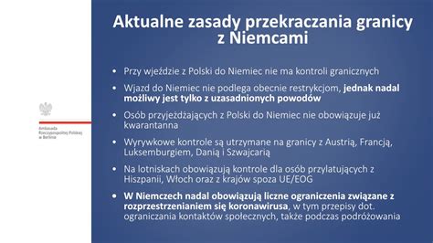 Botschaft Polen DE On Twitter Aktualne Zasady Przekraczania Granicy Z