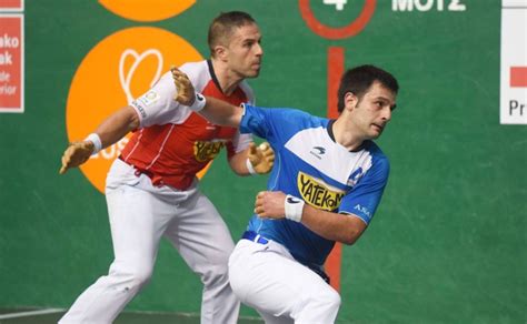 Pelota Campeontao De Parejas Elezkano Ii Y Zabaleta Se Aficionan A Las