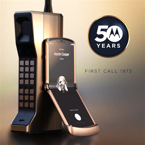 Motorola On Twitter 50 Years Ago Today Martin Cooper Helped Us Make History With The First