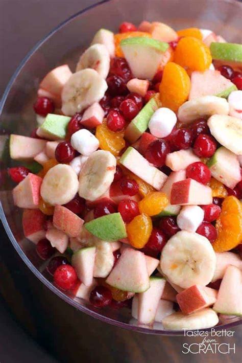 Apple Cranberry Fruit Salad - Tastes Better From Scratch