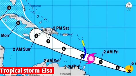 Tropical Storm Elsa Forms In The Atlantic Could Affect South Florida By