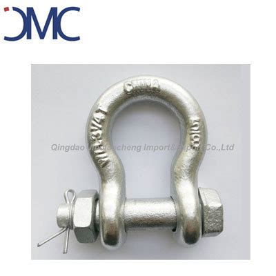 Hot Dip Galvanized Drop Forged Bolt Type Anchor Shackle G Screw