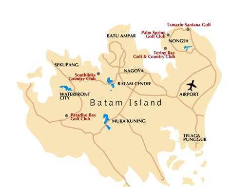 Batam - Indonesia Golf Course & Country Club Package Information