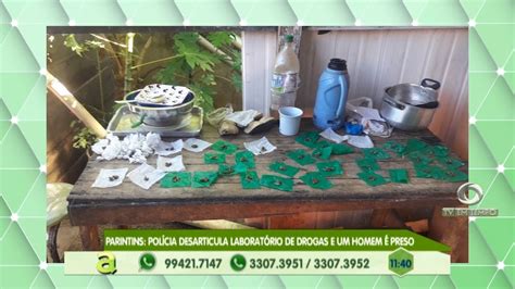 Parintins Polícia desarticula laboratório de drogas e um homem é preso