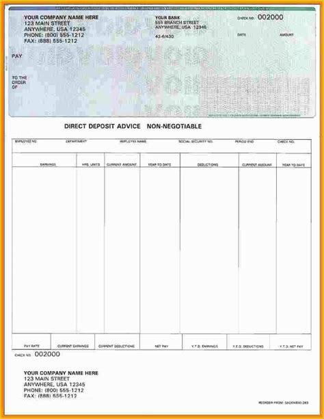 Free Check Stub Template Excel Of 7 Paycheck Stub Template for Excel | Heritagechristiancollege