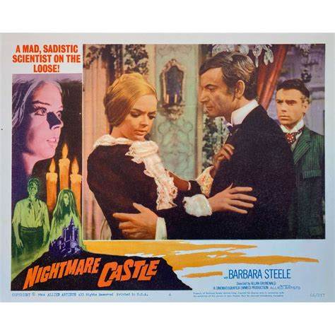 Nightmare Castle Us Lobby Card 11x14 In 1965 N8