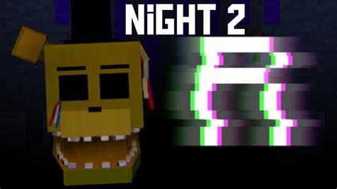 Five Night At Minecraft Remastered Gameplay Walthrough Night 2 YouTube