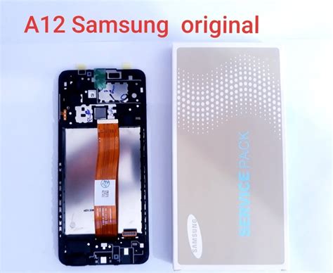 Tela Lcd Samsung A12 Completa Aro Original Amoled Parcelamento