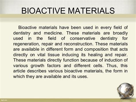 Bioactive restorative materials